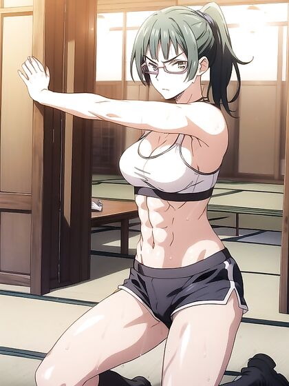 Muscular Dude in Combat Boots Dominates on Tatami in Steamy Hentai Picture
