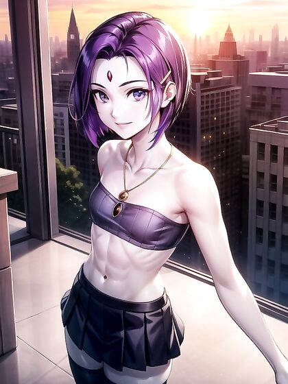 Top-Down Waist Shots in Short Length Hentai Picture