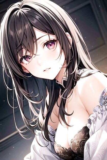Fit Chick Flashes Oily Boobs in Steamy Hentai Picture