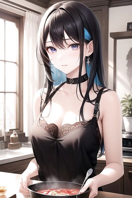 Sizzling Cooking Ai Hentai Image Turns into Steamy Hentai Pleasure