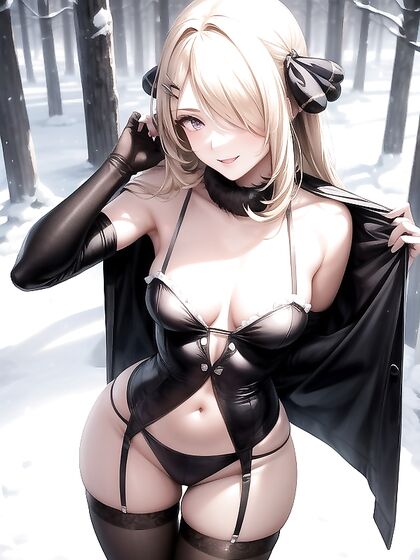 Happy Snow Day with kinky hair clip Picture in steamy hentai Images