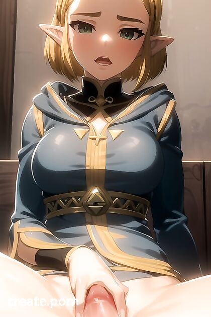 Zelda from The Legend of Zelda Masturbates in Steamy 18+ Hentai Images