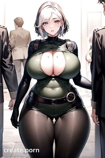 Teen 18+ with Massive Breasts Enjoys Solo hentai Pleasure