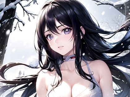 African Beauty with Round-Ass Picture in Retro 90s Hentai Style