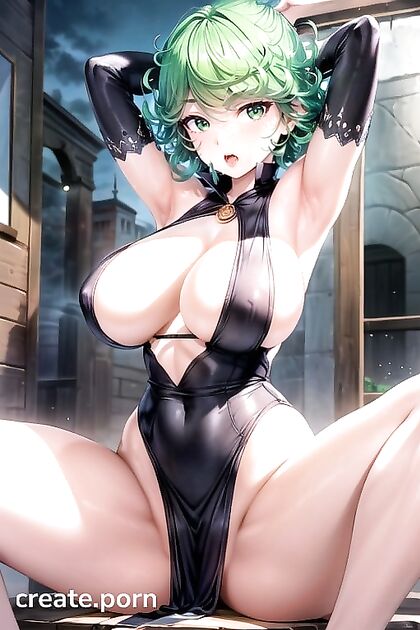 Tatsumaki from One Punch Man Shows Off Her Massive Breasts and Ass in Horny Hentai Images