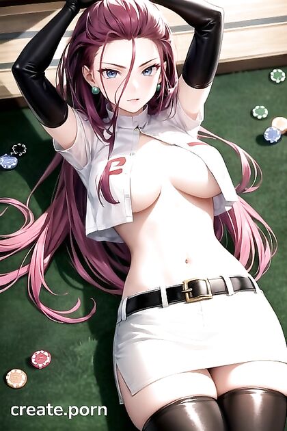 Jessie from Pokémon Laid Out and Unbuttoned in Hot Hentai Picture
