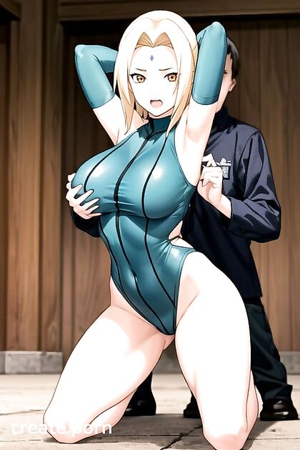 Full Body Kneeling Orgasms in  Hentai AI Picture