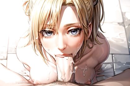 Large Breasted Beauty Blows Her Load in Ultra-Detailed Hentai Images