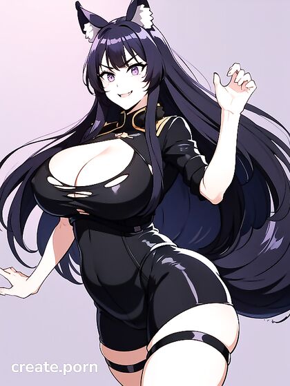 Cleavage-Filled Onesie Picture in Steamy Hentai Solo Adventure