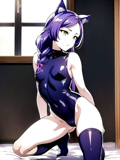 Front View Detail of Subject by the Window in Seductive Hentai Images