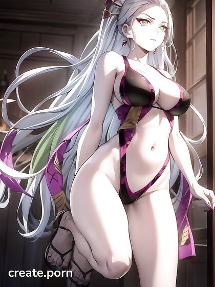 Nezuko's Daki Demon Form Takes On Standing Hentai Picture