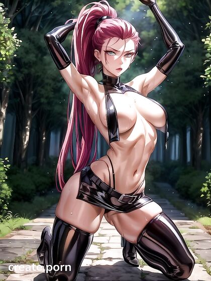 Embarrassed Girl 18+ Gets Caught in the Forest for Hot Hentai Picture