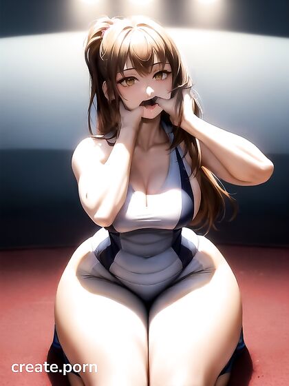 Dark-Skinned Beauty Takes Center Stage in Seductive Hentai Picture