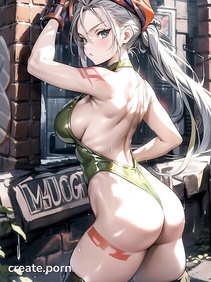 Dark-Skinned Beauty with Tattoos Enjoys Steamy Anime Hentai Picture