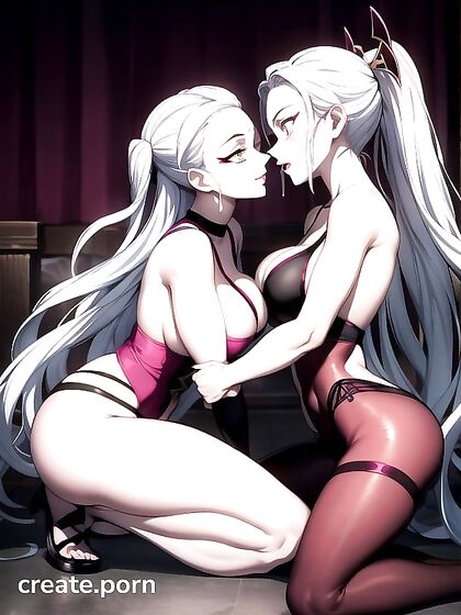 Two Girl 18+s with Petite Asses Enjoy Intimate Moments in Horny Hentai Picture