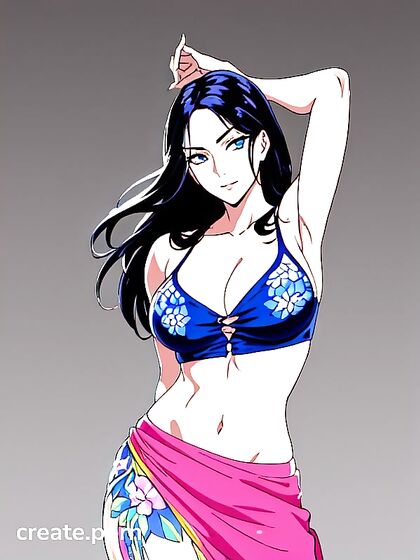 Nico Robin from One Piece in Explicit Detail for  Hentai Pleasure