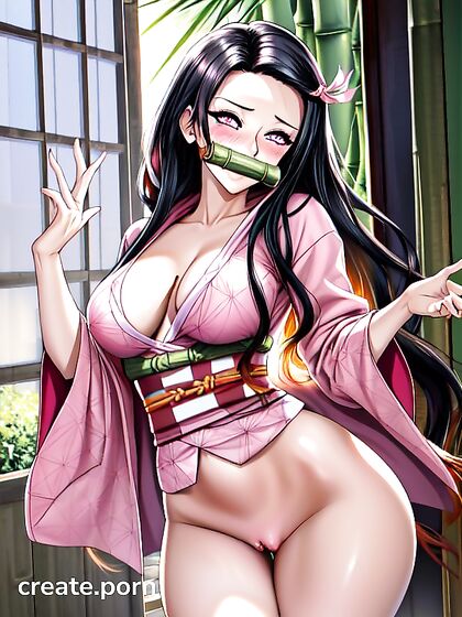 Sunny with Pink Eyes Smiles and Blushes in Mischievous hentai Fun