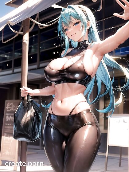 Blue-Eyed Babe with Medium Breasts Takes On Exciting Hentai Adventures
