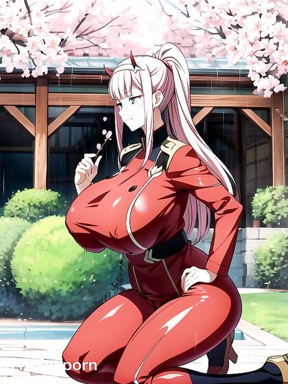 Zero Two's Breasts Expand in Wild Darling in the FranXX Hentai Images