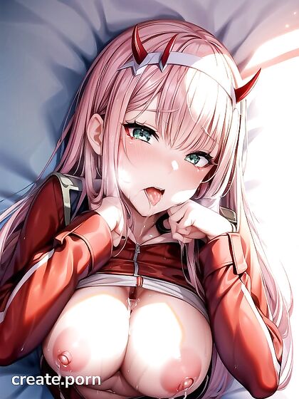 Laying Down and Lifting Her Shirt for  Hentai Pleasure