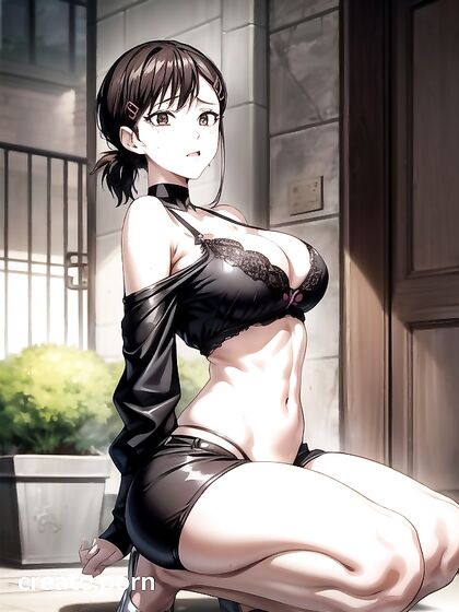 Fit Girl 18+'s Breasts Expand During  Blowjob Ai Hentai Image in Hentai AIPorn