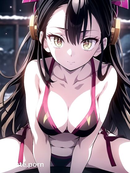 Daki from Demon Slayer Enjoying  Hentai Orgasms in SFW AI Porn