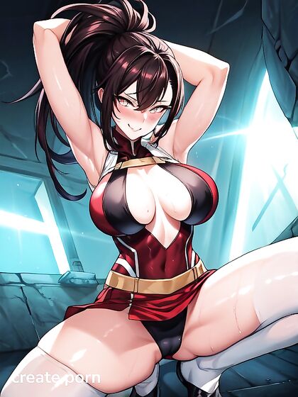 SFW Hentai Fun – Medium Breasts and Wide-Mouthed Pleasure