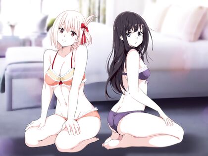Holy Fuck! Chisa-tan & Taki on their kneezy begging for some hentaied XXX action!