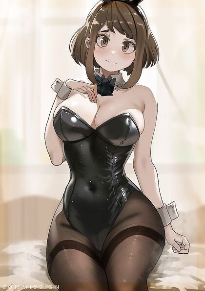 Holy shit!, Ocha-ko in her hottest XXX Bunnie Suit! You won’ta believe how fapworthy this pic is!