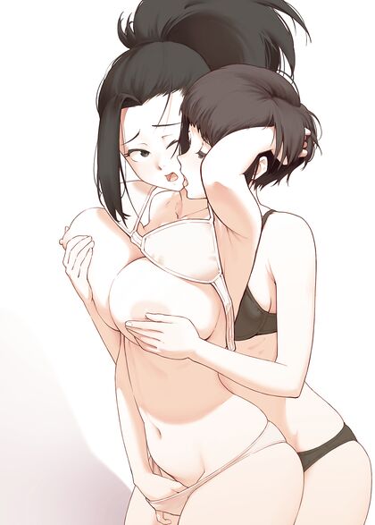 Hentaixxx MomoxKyokax My hero academia pic by Kuronkek