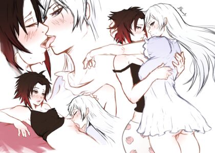 Hella Hot Henti Action - Ruby & White-Hot Winter Intimate Momentz!