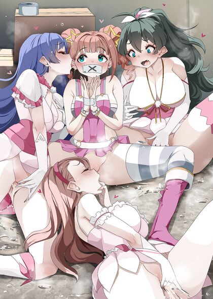 Horny AF Hotties Get Freakin’ Wild in Group Sex X-Rated Pic