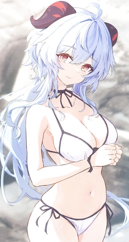 Holy shitlords! Gag-worthy white hot hooters in XXX HENTAI BIKINIS!