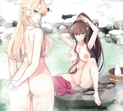 Horny Iowa Farm Girls Get Hosed Down by Jap Stud