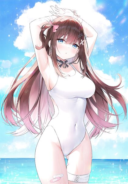 Dude! Check out this chick flaunting dat ass in da pool - HENTAI XXX PIC!
