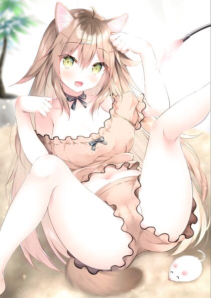 Pussy Power! Hentaicat Fucking Her Mouse to Orgasm