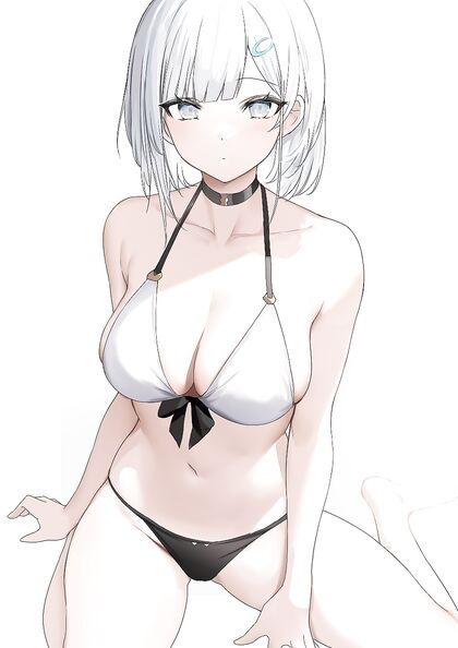 Hella Hot Hentaified Mono-Bike Ride - XXX Pics of Sweet Ass in Black & White