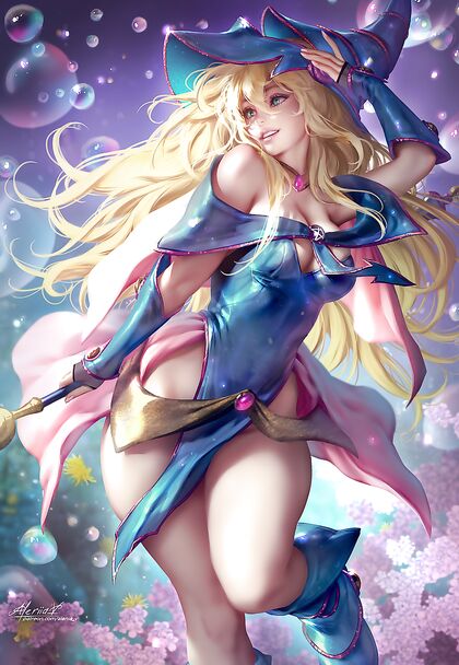 Hentaicating Dark Magic Babe from Yugiohh! (Porn Pic)