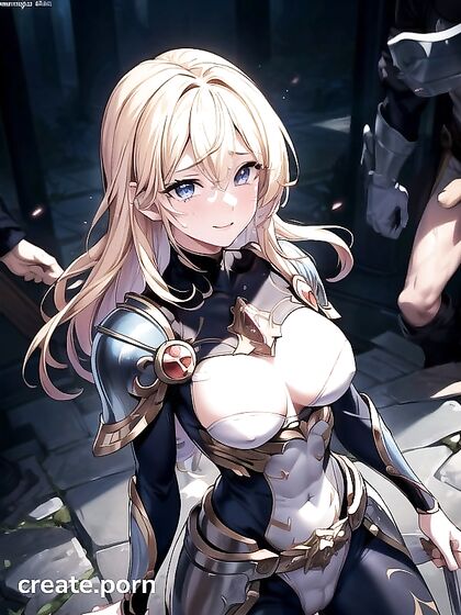 Lux from League of Legends Gets Pleasured in a Tear-Jerking GangBang Hentai Image