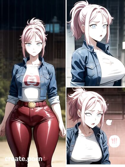 Cute Pink-Haired Girl 18+ Gets Sexy in Snowy Hentai Picture
