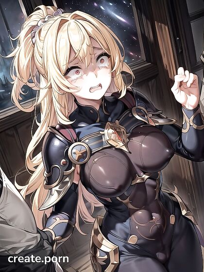 Lux from League of Legends Terrified in  GangBang Hentai Picture