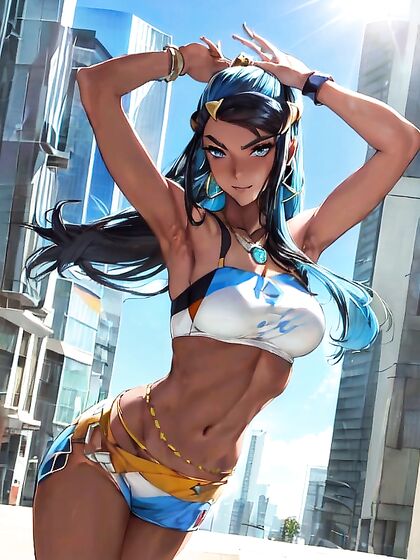 Cute Girl 18+ in the City Stares Seductively at You in This hentai AI Porn