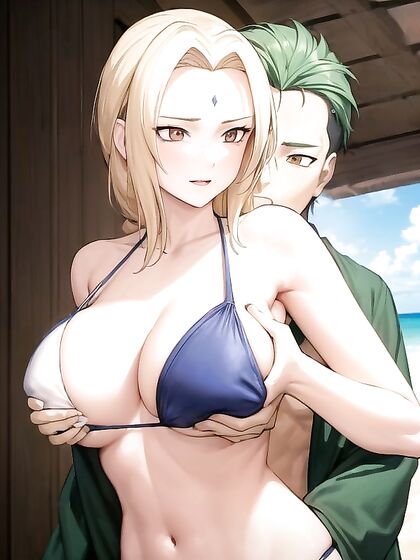 Sharp Focus on Beach Babe in Seductive Hentai Picture