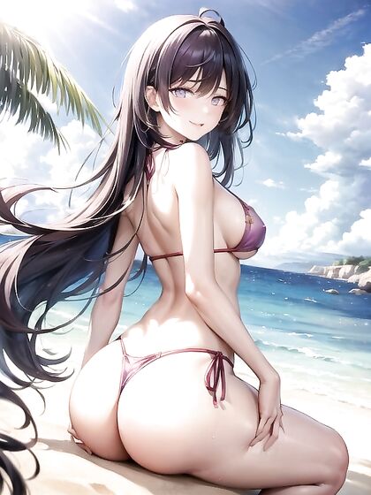 Cute Bikini Babe Takes Center Stage in Hot Hentai Picture