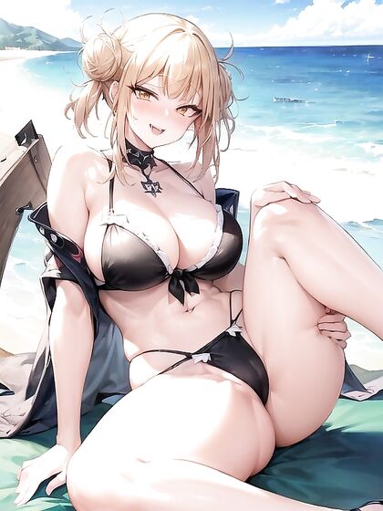 Bikini Babe Locks Eyes With You for  Hentai Pleasure