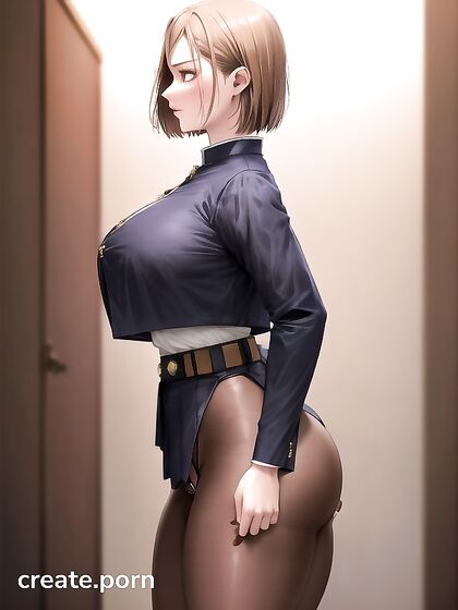 Big-Busted inUniform Takes on One-Man Hentai Adventure