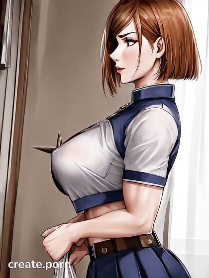 Pale-Skinned Beauty withMedium Breasts Enjoying  hentai Pleasure