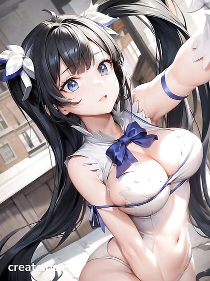 Hestia from DanMachi Takes Center Stage in Steamy Hentai AI Picture