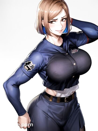 Thigh-High Socks and Seductive Stare – A Front-View Hentai Fantasy