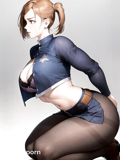 Muscular Stud Unbuttons Lingerie for Steamy Hentai Picture